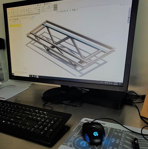 CAD design for metal fabrication